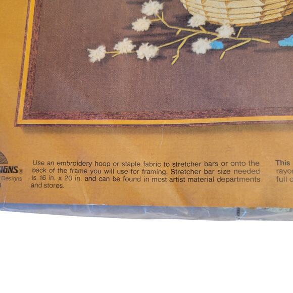 Sunset Stitchery "American Heritage" Needlepoint Kit 16x20 Sealed Vintage 1977 - Picture 5 of 14